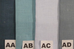 AA-Bleu fonc/AB-Turquoise/AC-Vintage ciel/AD-Bleu gris moyen