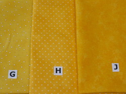 G - H - J - Faux unis Jaune/orange