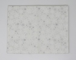 A - Etoiles et flocons ton sur ton sur fond blanc