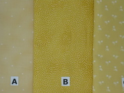 A - B - C - Faux unis Jaune/orange