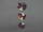 H - Coeur dcor fleurs mailles - 3 tailles 15mm - 20mm - 25mm