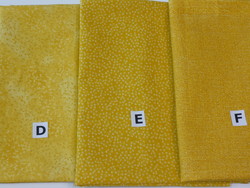 D - E - F - Faux unis Jaune/orange