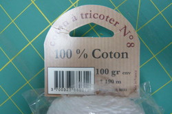 Coton  tricoter n8