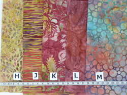 H - J - K - L - M - Batiks srie 5