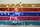 Galon paillettes carrées 5 rangs 25mm (B) - or, rouge, bleu vif, fuchia, turquoise