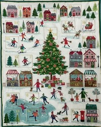 Q - Calendrier de l&#8217;avent - Patineurs et skieurs 