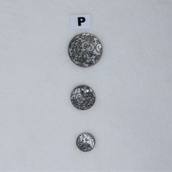 P - Blanc gris iris (diamtres 15/20 et 28 mm)