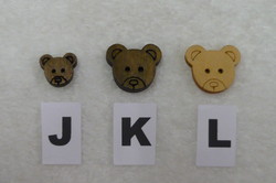Modles J - K - L taille 10mm(J) taille 15mm(K-L)