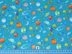 F - Space by Makower - collection tissus enfant thème espace